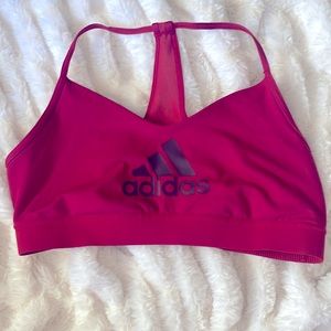 ADIDAS TRAINING LIGHT-SUPPORT TECHFIT MEDIUM RED‎ BRA